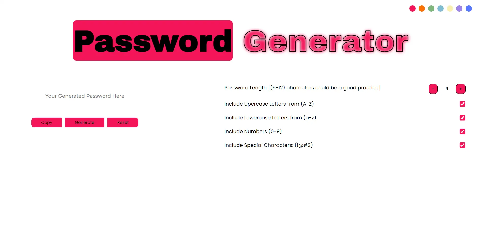 Password Generator